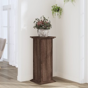 Soportes de plantas madera ingeniería marrón roble 33x33x80 cm von , Topfständer - Ref: Foro24-852975, Preis: 46,11 €, Rabatt: %
