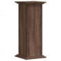 Soportes de plantas madera ingeniería marrón roble 33x33x80 cm