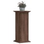 Soportes de plantas madera ingeniería marrón roble 33x33x80 cm