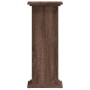 Soportes de plantas madera ingeniería marrón roble 33x33x80 cm