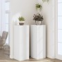 Soportes de plantas 2 uds madera ingeniería blanco 33x33x100 cm by , Pot stands - Ref: Foro24-3307882, Price: 131,19 €, Disco...
