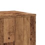 Soportes de plantas 2 uds madera roble envejecido 33x33x100 cm von , Topfständer - Ref: Foro24-3307889, Preis: 99,49 €, Rabat...