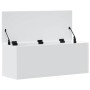 Caja de almacenaje madera de ingeniería blanco 90x35x35 cm by , Storage trunks - Ref: Foro24-840681, Price: 79,51 €, Discount: %