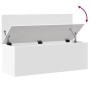 Caja de almacenaje madera de ingeniería blanco 102x35x35 cm by , Storage trunks - Ref: Foro24-840688, Price: 99,52 €, Discoun...