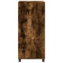 Armario con ruedas madera ingeniería roble ahumado 55x40x91 cm by , Sideboards - Ref: Foro24-853186, Price: 64,86 €, Discount: %