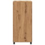 Armario con ruedas madera ingeniería roble artisian 55x40x91 cm by , Sideboards - Ref: Foro24-853190, Price: 73,60 €, Discoun...