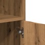Armario con ruedas madera ingeniería roble artisian 55x40x91 cm by , Sideboards - Ref: Foro24-853190, Price: 73,60 €, Discoun...