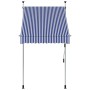 Toldo manual retráctil 100 cm azul y blanco a rayas von , Markisen - Ref: Foro24-145829, Preis: 72,77 €, Rabatt: %