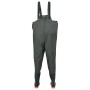 Vadeador de pecho con botas verde oscuro talla 40 de , Vadeadores para caza y para pesca - Ref: Foro24-4016974, Precio: 42,77...