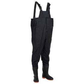 Vadeador de pecho con botas negro talla 40 by , Waders for hunting and fishing - Ref: Foro24-4016983, Price: 37,90 €, Discoun...