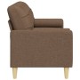 Sofá de 3 plazas con cojines tela marrón 210 cm by , Sofas - Ref: Foro24-3278204, Price: 333,79 €, Discount: %