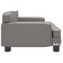 Sofá para niños de cuero sintético gris 70x45x30 cm by , Baby and Toddler Furniture - Ref: Foro24-3196303, Price: 85,60 €, Di...