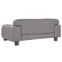 Sofá para niños de cuero sintético gris 70x45x30 cm by , Baby and Toddler Furniture - Ref: Foro24-3196303, Price: 85,60 €, Di...