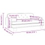 Sofá para niños de cuero sintético gris 70x45x30 cm by , Baby and Toddler Furniture - Ref: Foro24-3196303, Price: 85,60 €, Di...