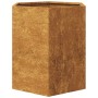 Jardinera hexagonal 46x40x45 cm acero desgastado von , Töpfe und Pflanzgefäße - Ref: Foro24-851120, Preis: 47,80 €, Rabatt: %