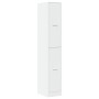 Armario botiquín madera de ingeniería blanco 30x41x174,5 cm by , Lockers and storage cabinets - Ref: Foro24-3309627, Price: 1...
