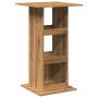 Mesa alta bar con almacenaje madera roble artisian 60x60x102 cm by , Kitchen and dining tables - Ref: Foro24-854336, Price: 7...