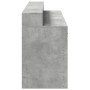 Escritorio con LED madera ingeniería gris hormigón 160x55x91 cm von , Schreibtische - Ref: Foro24-3309432, Preis: 177,12 €, R...