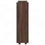 Carro de almacenaje estrecho 3 niveles madera marrón roble von , Küchen- und Speisewagen - Ref: Foro24-855256, Preis: 58,91 €...