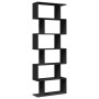 Librería divisora 6 niveles madera ingeniería negra 70x24x193cm von , Bücherregale und Regale - Ref: Foro24-858085, Preis: 75...