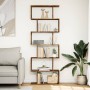 Librería divisora 6 niveles madera envejecida 70x24x193 cm by , Bookcases and shelves - Ref: Foro24-858091, Price: 86,07 €, D...