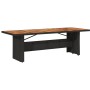 Set de comedor de jardín 7 pzas y cojines ratán sintético negro von , Gartensets - Ref: Foro24-3277645, Preis: 1,00 €, Rabatt: %