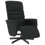 Sillón reclinable con reposapiés cuero sintético negro de , Sillones - Ref: Foro24-356703, Precio: 191,42 €, Descuento: %