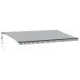 Toldo retráctil automático gris antracita y blanco 600x350 cm von , Markisen - Ref: Foro24-3215822, Preis: 743,77 €, Rabatt: %