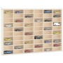 Vitrina de madera para coleccionistas con 60 compartimentos de , Estantes y estanterías - Ref: Foro24-4017378, Precio: 48,68 ...