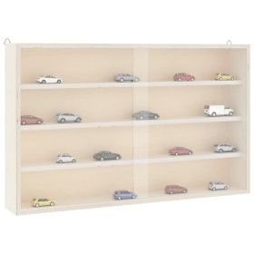 Vitrina de madera para coleccionistas con puertas 60x8,5x37 cm de , Estantes y estanterías - Ref: Foro24-4017386, Precio: 59,...