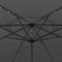 Sombrilla de jardín con luces LED antracita 400 cm by , Umbrellas - Ref: Foro24-312532, Price: 101,06 €, Discount: %