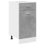 Armario inferior cajón “Lyon” contrachapada gris hormigón von , Küchenschränke - Ref: Foro24-856082, Preis: 76,85 €, Rabatt: %