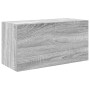 Armario de pared baño madera ingeniería gris Sonoma 60x25x30 cm by , bathroom vanities - Ref: Foro24-860063, Price: 47,89 €, ...