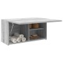 Armario de pared baño madera ingeniería gris Sonoma 60x25x30 cm by , bathroom vanities - Ref: Foro24-860063, Price: 47,89 €, ...