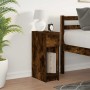 Mesilla de noche con cajón roble ahumado 20x36x60 cm de , Mesitas de noche - Ref: Foro24-858703, Precio: 40,99 €, Descuento: %