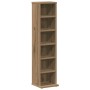 Mueble de CD madera de ingeniería roble artisan 21x20x88 cm by , CD and DVD storage - Ref: Foro24-855829, Price: 46,89 €, Dis...