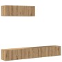 Mueble para TV de pared madera contrachapada artesanal 3 piezas von , TV-Möbel - Ref: Foro24-3329206, Preis: 150,92 €, Rabatt: %