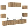 Mueble para TV de pared madera contrachapada artesanal 7 piezas von , TV-Möbel - Ref: Foro24-3329210, Preis: 228,90 €, Rabatt: %