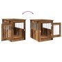 Jaula para perros madera de ingeniería madera vieja 55x75x65 cm von , Hundehütten - Ref: Foro24-857639, Preis: 89,16 €, Rabat...