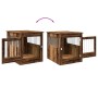 Jaula para perros madera ingeniería madera vieja 64,5x80x71 cm von , Hundehütten - Ref: Foro24-857645, Preis: 109,09 €, Rabat...