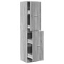 Armario botiquín madera ingeniería gris Sonoma 40x41x174,5 cm von , Schließfächer und Lagerschränke - Ref: Foro24-3309650, Pr...