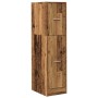 Armario botiquín madera de ingeniería envejecido 30x41x118 cm by , Lockers and storage cabinets - Ref: Foro24-855167, Price: ...