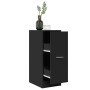 Armario botiquín madera de ingeniería negro 30x41x77,5 cm by , Lockers and storage cabinets - Ref: Foro24-855152, Price: 67,7...