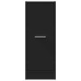 Armario botiquín madera de ingeniería negro 30x41x77,5 cm by , Lockers and storage cabinets - Ref: Foro24-855152, Price: 67,7...
