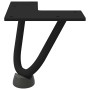 Patas de mesa tipo horquilla 4 unidades acero macizo negro 10cm by , Table legs - Ref: Foro24-4012408, Price: 29,68 €, Discou...