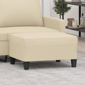 Reposapiés de tela crema 70x55x41 cm by , Ottomans - Ref: Foro24-349349, Price: 58,46 €, Discount: %