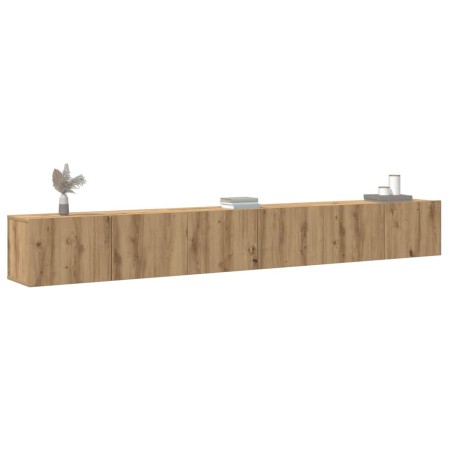 Mueble para TV de pared madera contrachapada artesanal 3 piezas von , TV-Möbel - Ref: Foro24-3329204, Preis: 122,28 €, Rabatt: %