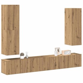 Mueble para TV de pared madera contrachapada artesanal 4 piezas von , TV-Möbel - Ref: Foro24-3329154, Preis: 235,93 €, Rabatt: %