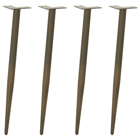Patas para mesa de centro cónicas 4 uds acero natural 72-73cm von , Tischbeine - Ref: Foro24-4012519, Preis: 60,40 €, Rabatt: %