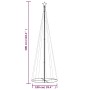 Árbol de Navidad cónico 310 LED blanco cálido 100x300 cm by , Christmas trees - Ref: Foro24-343490, Price: 57,05 €, Discount: %